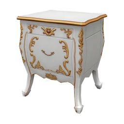 Baroque Turenne Bedside Table  - Light