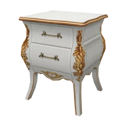 Baroque Vauban Bedside Table  - Light