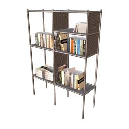 Build It Up Steel Bookcase