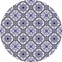 Moroccan Blue Floor Tiles