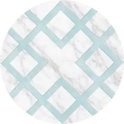 Mod Frozen Blue Tiled Floor