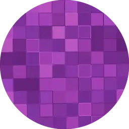 Mod Pixel Party Purple Tiled Floor