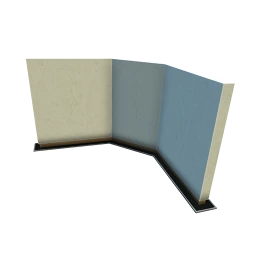 Art Gallery Corner Room Divider