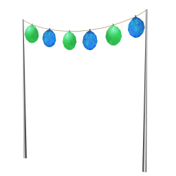Balloon Bunting Stand (Jazz Night)