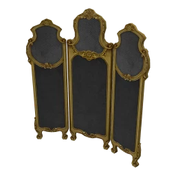 Baroque Françoise Decorative Screen - Dark