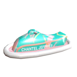 Chantel Jeffries Beach Float