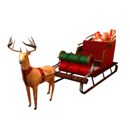 Cosmos Santa On His Way Sleigh