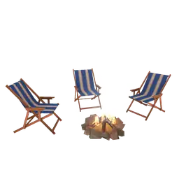 Cosmos Chill By The Fire Beach Chairs