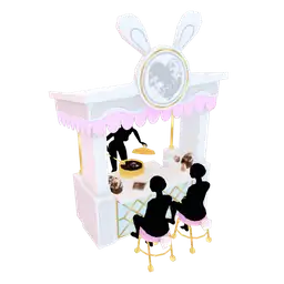 Cosmos Spring Garden Rabbit Foodcart - Interactive