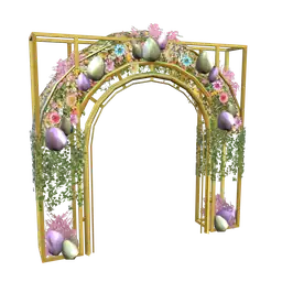 Cosmos Spring Maze Floral Arch