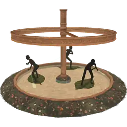 Cosmos Ridable Leaf Carousel - Interactive