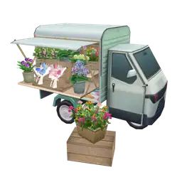 Cosmos Bloom Express Flower Van