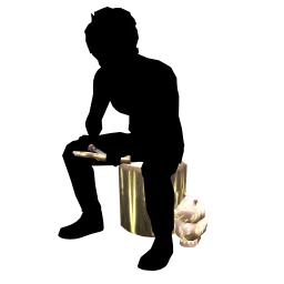 Cosmos Oldfashioned Wood Wittling Bench - Interactive