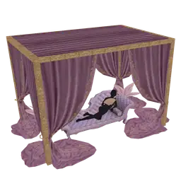 Cosmos Glam Party Seating Booth - Interactive 