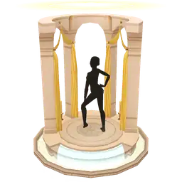 Cosmos Serenity Posing Plinth - Interactive