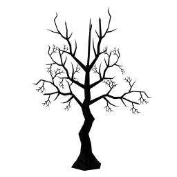 Cosmos Prepared For Winter Tree