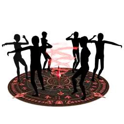 Cosmos Crimson Ritual Summoning Circle - Interactive