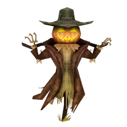 Cosmos Pumpkin Head Scarecrow