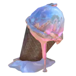 Cosmos Sugary Meltdown Ice Cream Cone 