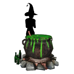 Cosmos Cursed Witch's Cauldron - Interactive