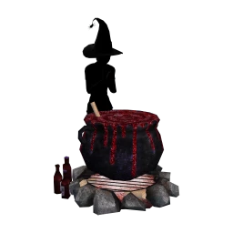 Cosmos Sparkling Blood Cauldron - Interactive