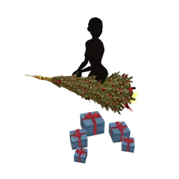 Cosmos Christmas Tree Broom - Interactive