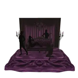 Cosmos Velvet Eclipse Soirée Photoshoot Backdrop