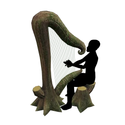 Cottage Core Harp - No Sound