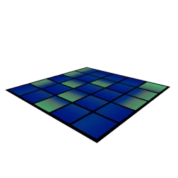 Disco Dance Floor - Blue