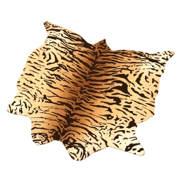 Faux Tiger Pelt Rug