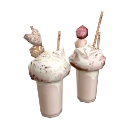 Princess Strawberry Milkshake