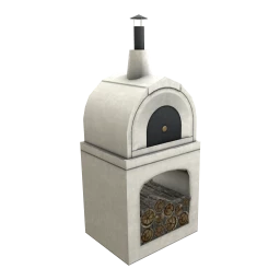 Woodfired Chiminea - White