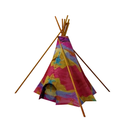 Rainbow Carousel Tipi Tent