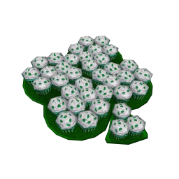 Cosmos Clover Cupcakes