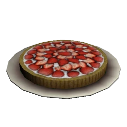 Wedding Banquet Dessert - Strawberry Flan