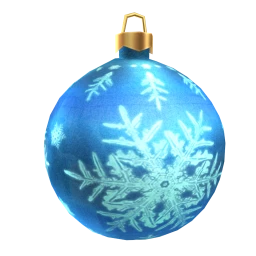 Giant Outdoor Christmas Bauble - Blue