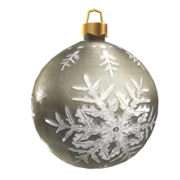 Giant Outdoor Christmas Bauble - Silver