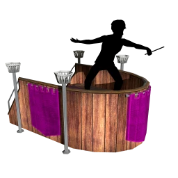 Salem Warlock Dueling Station (Purple) - Interactive