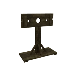 Medieval Stocks Decoration