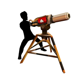 Delirious Brass Hearts Turret - Interactive