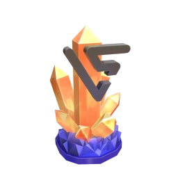 Lucas & Steve Crystal Sculpture