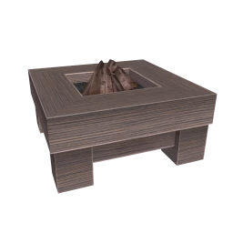 Luxe Thermal Oak Firepit