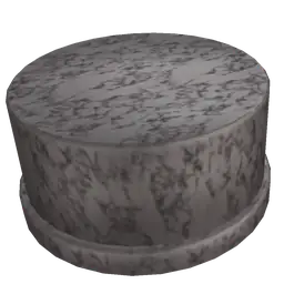 Lux Duchess Drip Party Marble Posing Plinth