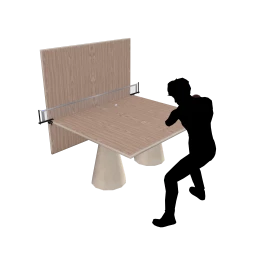 Luxe Good Defence Ping Pong Table
