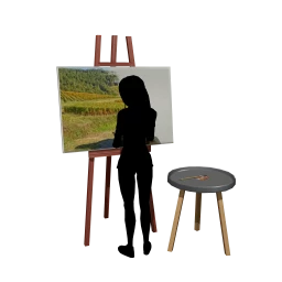 Eclatant Couleur Easel - Interactive