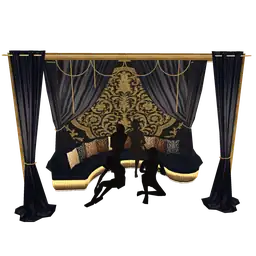 Luxe Fashion Jet Photo Backdrop