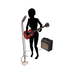 Luxe For The Love Of Music Guitar - Interactive