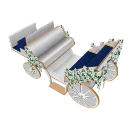 Luxe Fairytale Romance Carriage