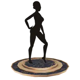 Luxe Opulent Elegance Fashion Plinth - Interactive