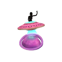 Luxe Galactic Glimmer Rodeo UFO - Interactive
